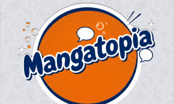📚 لوگوی مانگاتوپیا - MANGATOPIA