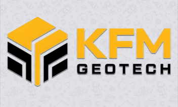 🏗️طراحی لوگوی KFM Geotech - شرکت مهندسی  ژئوتکنیک KFM