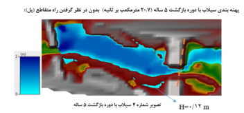 طراحی هیدرولیکی احداث سازه پل در بستر رودخانه لق شور قم