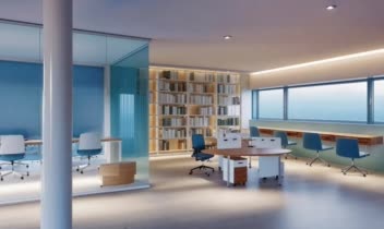 معماری داخلی فضای کار اشتراکی co working
