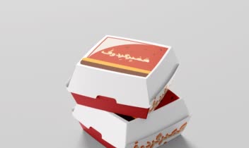 طراحی لوگو و بسته بندی همبرگر برای برگرشاپ همبرگردوف