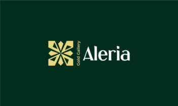 طراحی لوگو برای طلا فروشی Aleria