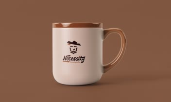 طراحی لوگو برای کافه Necessity