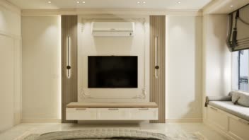 طراحی داخلی اتاق خواب مستر پروژه مسکونی 200 متری- سه خوابه
