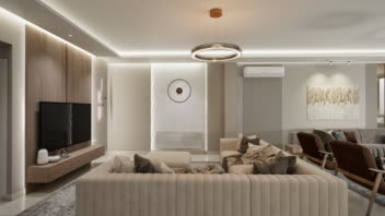 طراحی پذیرایی پروژه مسکونی خانم عبدالله ابادی