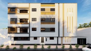 طراحی معماری نمای مدرن مجتمع مسکونی