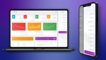 طراحی UI/UX پنل کاربری یا پنل ادمین