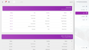طراحی UI/UX پنل کاربری یا پنل ادمین