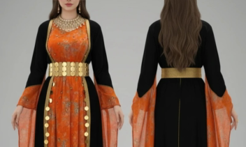 رندر طراحی لباس دیجیتال سه بعدی با clo3d