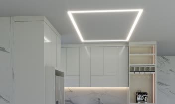 طراحی کابینت سبک مدرن رنگ سفید
