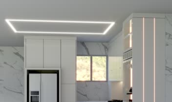 طراحی کابینت سبک مدرن رنگ سفید
