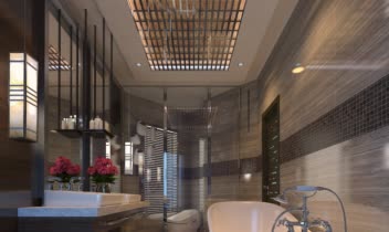 طراحی سرویس بهداشتی - طراحی داخلی - 3dsmax  vray