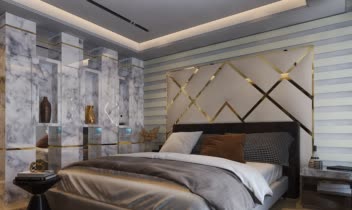 طراحی اتاق خواب - طراحی داخلی  - 3dsmax Vray