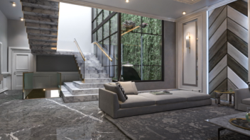 طراحی اتاق نشیمن - طراحی داخلی - 3dsmax vray