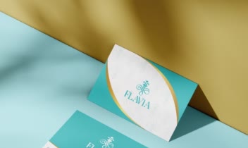 طراحی کارت ویزیت "جواهری فلاویا"