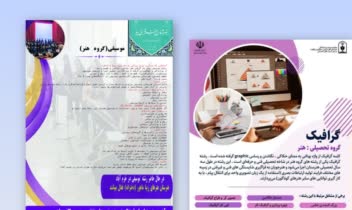 طراحی پوستر انجام شده در سه گروه تحصیلی مدارس