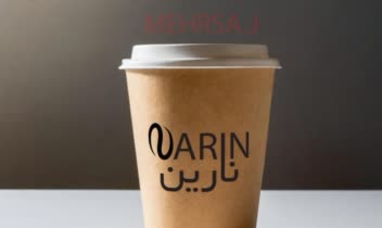 طراحی لوگو و لوگو تایپ کافه نارین