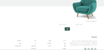 سایت furni مبلمان فارسی سازی شده و راستچین شده