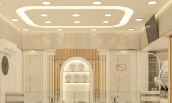 طراحی داخلی پروژه طلافروشی آقای بهزادنیا