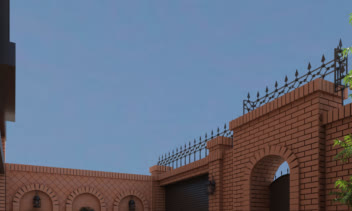 طراحی نما و حیاط پروژه تریبلکس ویلایی خانم افضل زاده