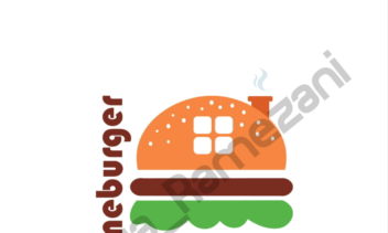 طراحی لوگو برای رستوران Homeburger