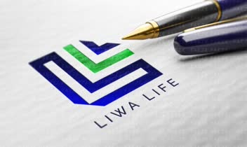 طراحی لوگو شرکت سلامت LIWA LIFE دبی