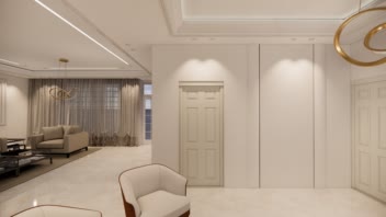 نمونه طراحی دکوراسیون داخلی به سبک نئوکلاسیک