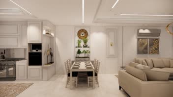 نمونه طراحی دکوراسیون داخلی به سبک نئوکلاسیک