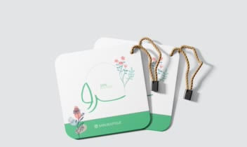 طراحی لوگو و اتیکت بوتیک سرو (SARV BOUTIQUE)