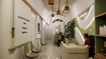نمونه طراحی کلینیک به سبک بوهو