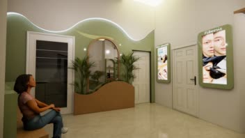نمونه طراحی کلینیک به سبک بوهو
