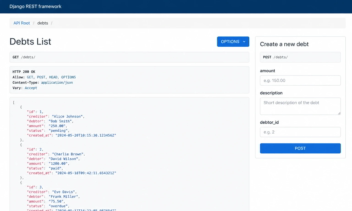 ( مدیریت بدهی )Debt Managment API