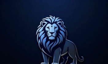 لوگو premier League طراحی شده با بدن یک شیر کامل