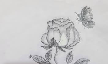 نمونه کار های نقاشی همه جوره چهره ، گل ، خانه ،همه نوع طراحی