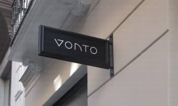 طراحی مینیمال لوگو برند اکسسوری Vonto