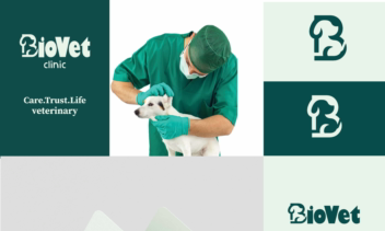طراحی کارت ویزیت و لوگو کلینیک BioVeT