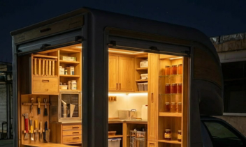 طراحی کابین ماشین سیار پخش محصولات کِوین هانی