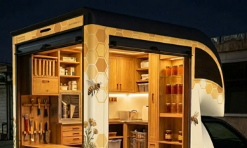 طراحی کابین ماشین سیار پخش محصولات کِوین هانی