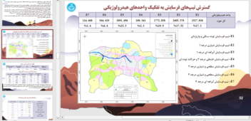 پروژه پاورپوینت حرفه ای با موضوع آبخیزداری و SWOT