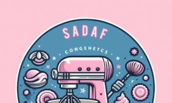 طراحی لوگو برای یک شیرینی پزی با برند صدف