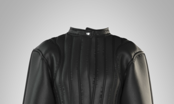 طراحی و مدلسازی کت چرم در CLO3D