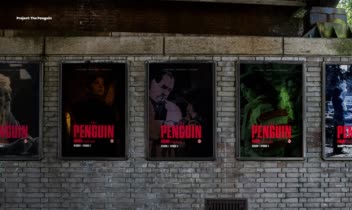طراحی پوستر برای سریال پنگوئن ( The Penguin )