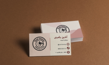 طراحی کارت ویزیت برای میکاپ آرتیست