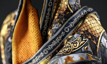 (شال با الهام از نقوش آسیای شرقی) Samurai shawl