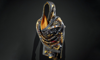 (شال با الهام از نقوش آسیای شرقی) Samurai shawl
