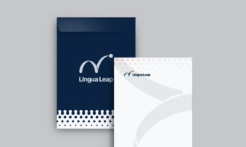 طراحی هویت بصری برند Lingua Leap