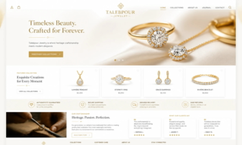 landing page سایت طلا فروشی  ( نمونه کار )