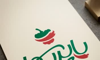 طراحی لوگو فست فود " پاپریکا "