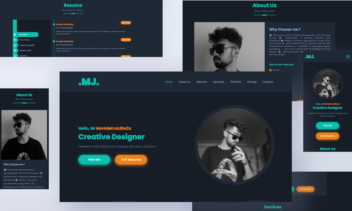 عنوان پروژه : Personal Portfolio Website
