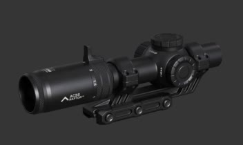 مدلسازی و تکسچر Scope اسلحه Game-Ready
